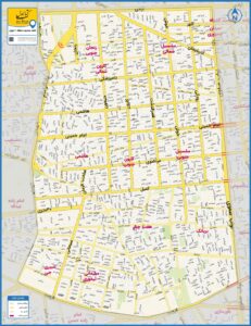 نقشه منطقه 10 شهرداری تهران scaled 1