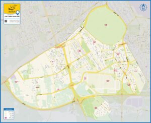 نقشه منطقه 19 شهرداری تهران scaled 1
