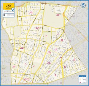نقشه منطقه 7 شهرداری تهران