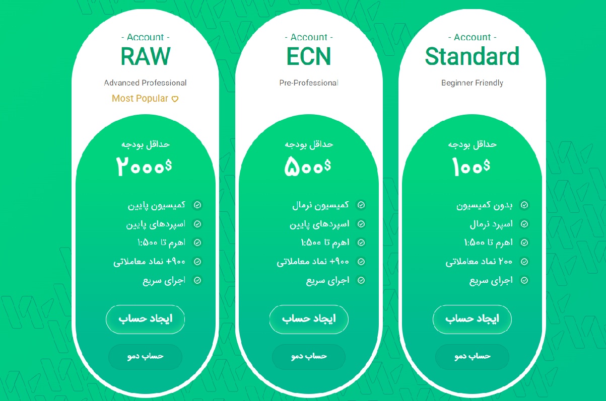 انواع حساب فارکس: راهنمای جامع انواع حساب‌های معاملاتی در فارکس - Wingo  Markets