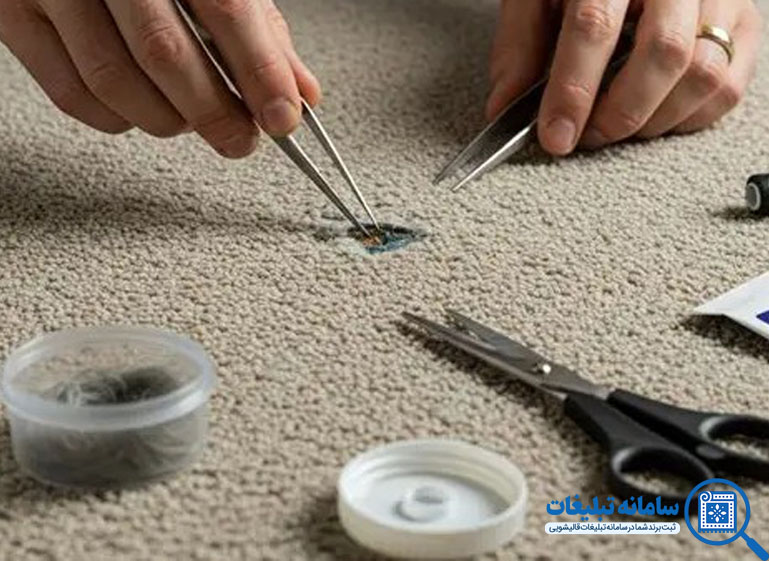 پاک کردن زغال قلیان و توتون از روی فرش و راهکار ها