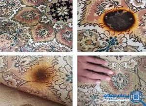 پاک کردن زغال قلیان و توتون از روی فرش و راهکار ها