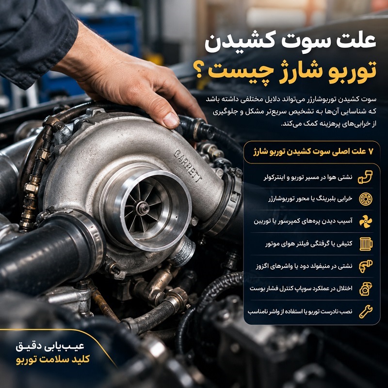 علت سوت کشیدن توربو شارژ