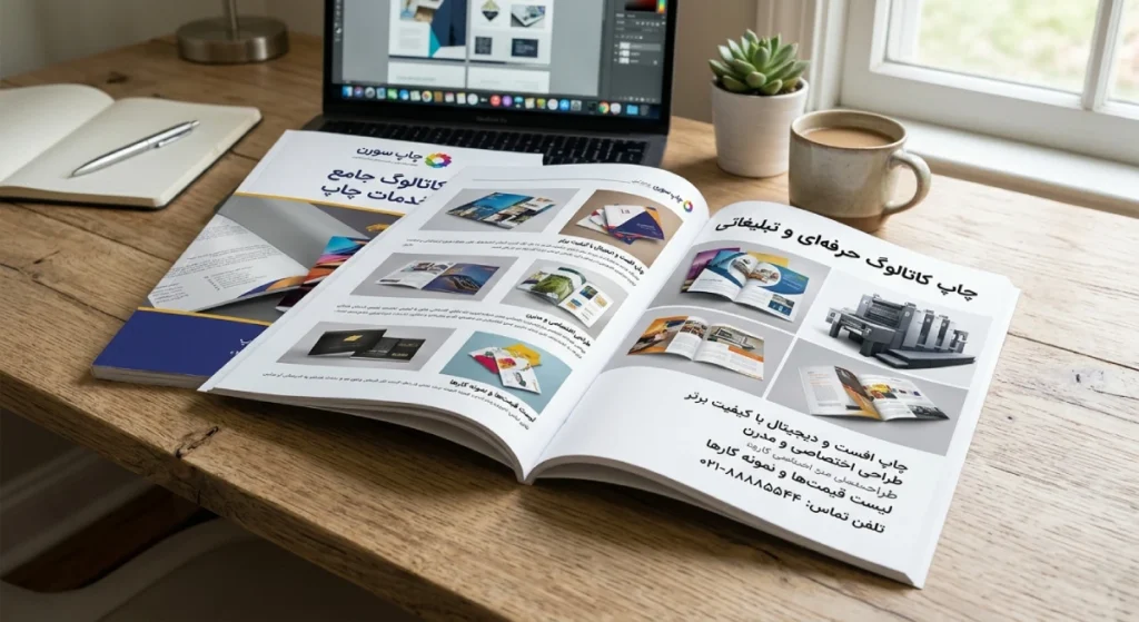 چاپ کاتالوگ برای کسب‌وکارها؛ از معرفی محصول تا جلب اعتماد مشتری